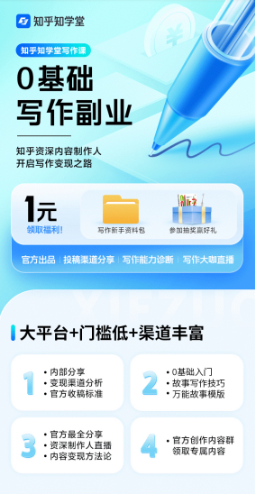 CQ9电子游戏低价高质！知乎写作1元课激发全民写作热情赋能文字梦想(图2)